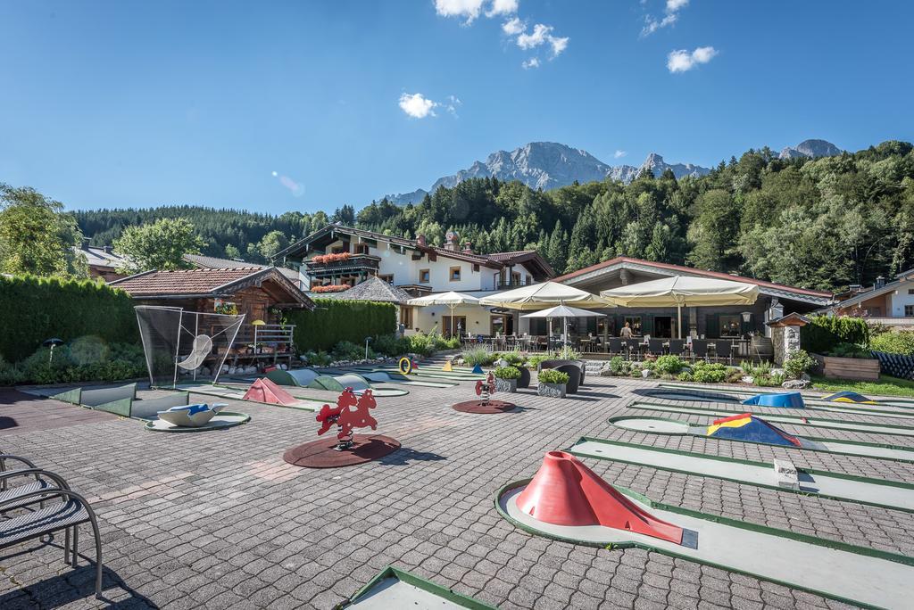 Pension Restaurant Dorfalm Leogang Exterior photo